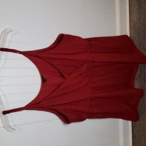 Torrid Adjustable Strap top faux wrap Size 4
